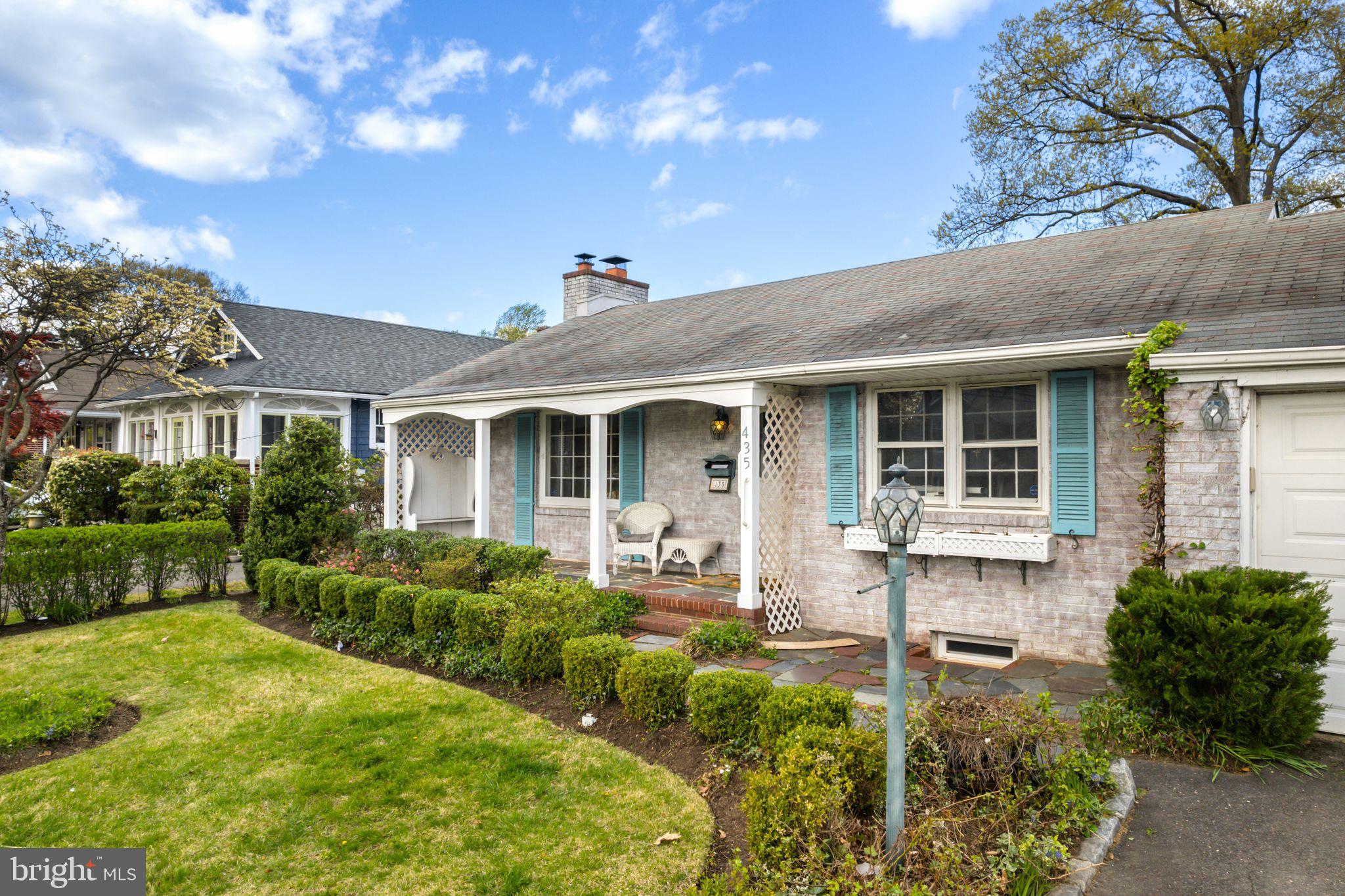 435 1st Avenue Haddon Heights, NJ 08035 - Photo 2 of 19 front view of a house with a yard