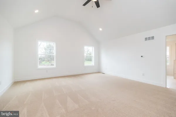 a view of an empty room