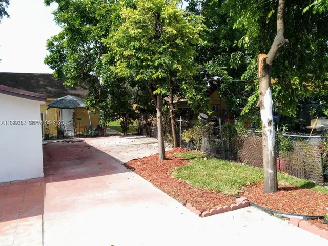 a view of a house with a patio