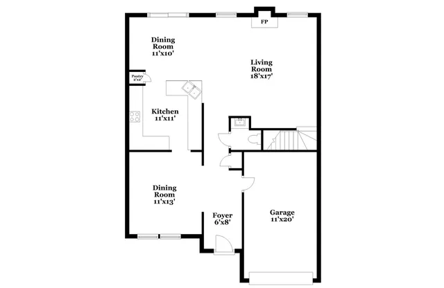 a picture of a bench in a white wall