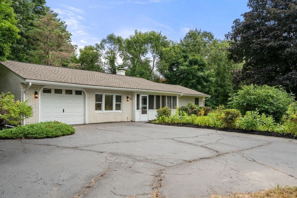 10 Temi Road Chelmsford, MA 01824 - Photo 18 of 22 a front view of a house with a garden and plants