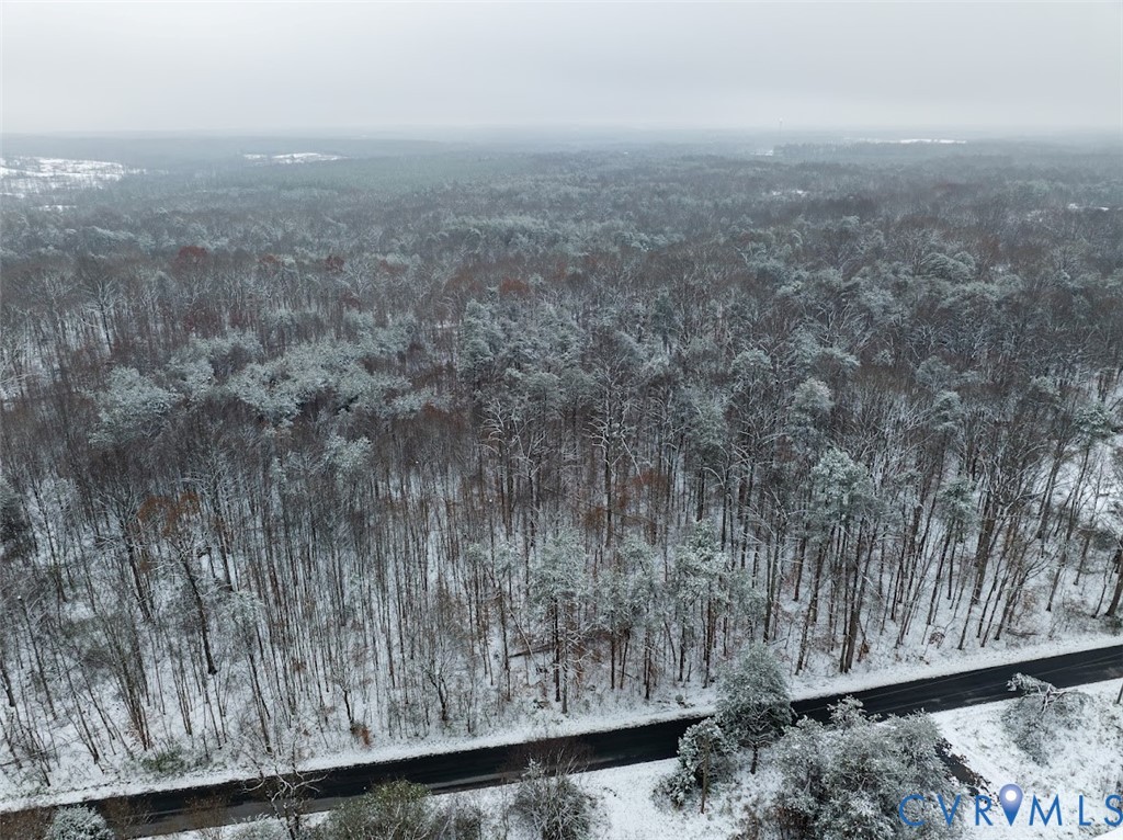 0 C G Woodson Road New Canton, VA 23123 - Photo 3 of 17 a view of a dry yard with wooden fence