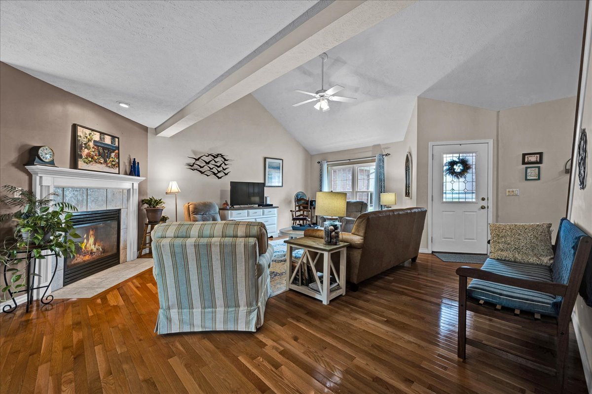 204 Field Drive Normal, IL 61761 - Photo 4 of 34 a living room with furniture and a fireplace