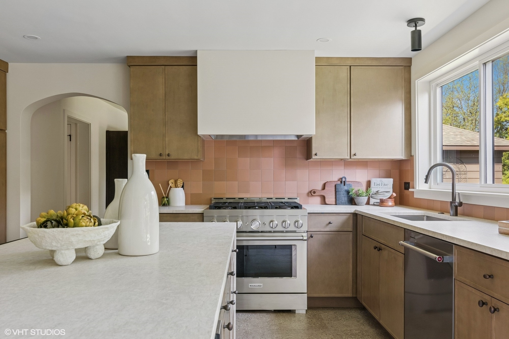 148 Geneva Road Glen Ellyn, IL 60137 - Photo 12 of 45 a kitchen with a sink stove and cabinets