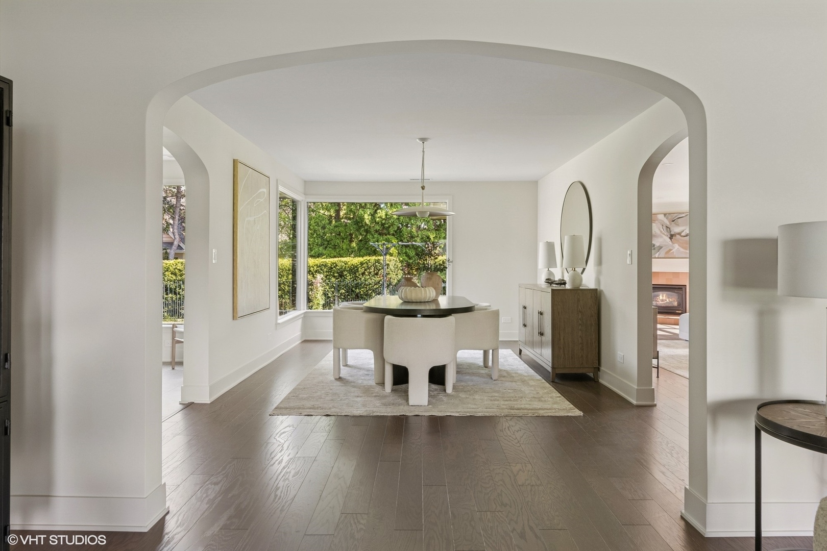 148 Geneva Road Glen Ellyn, IL 60137 - Photo 7 of 45 a view of a dining room with furniture window and wooden floor