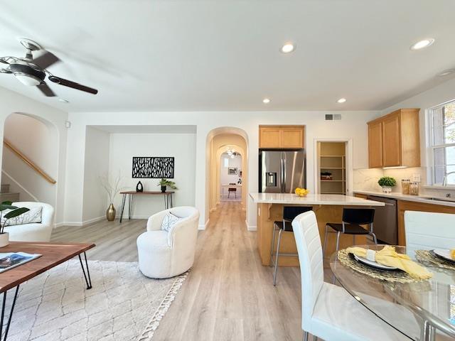 9639 Camassia Way San Ramon, CA 94582 - Photo 6 of 67 a living room with furniture two window and wooden floor