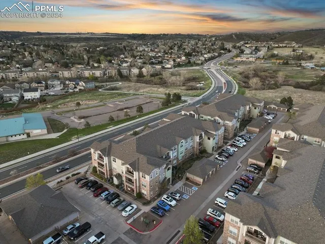 a view of city from balcony