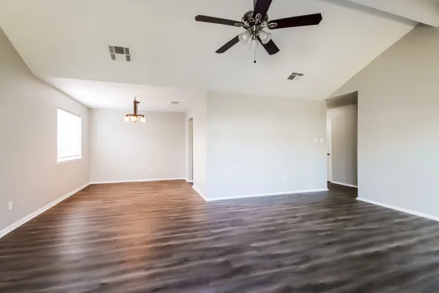 wooden floor in an empty room