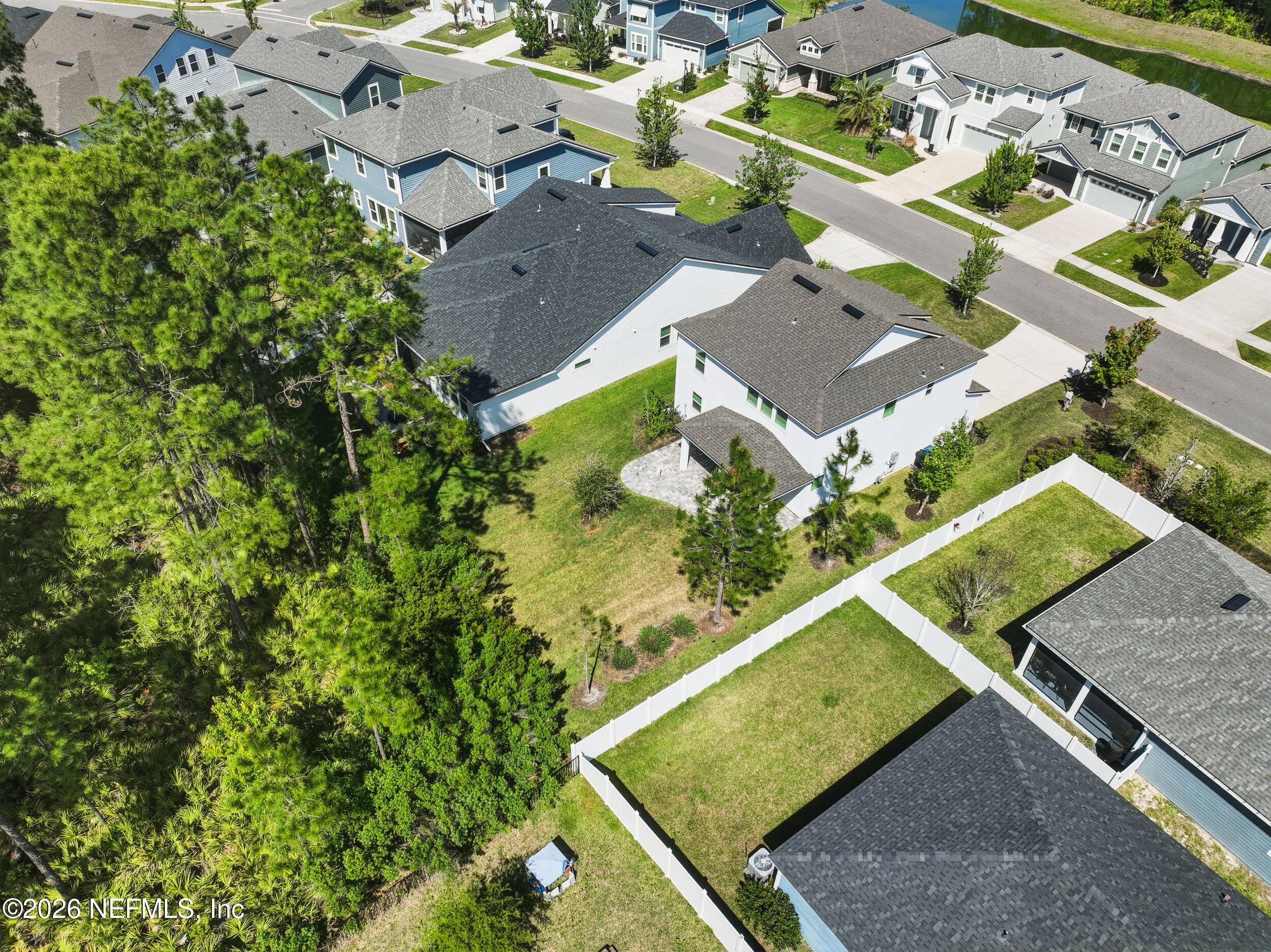 49 Oak Shadow Place St. Johns, FL 32259 - Photo 36 of 48 an aerial view of residential house with outdoor space and swimming pool