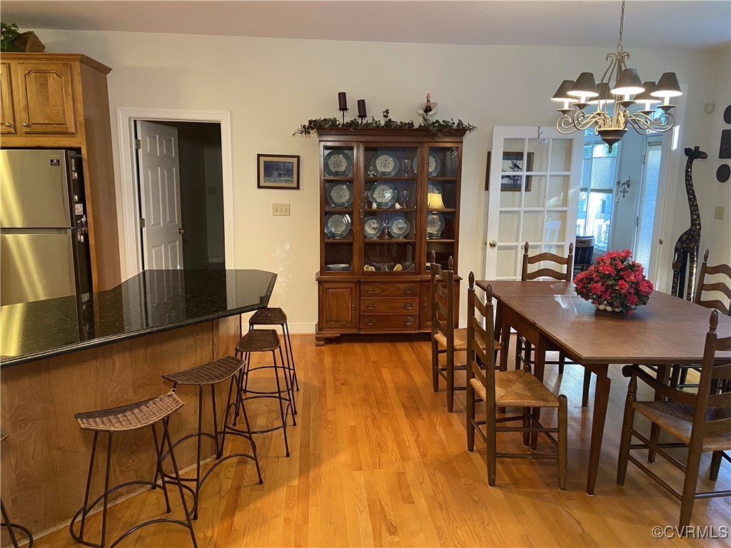 403 Woodruff Drive Aylett, VA 23009 - Photo 8 of 33 Dining area featuring light hardwood / wood-style