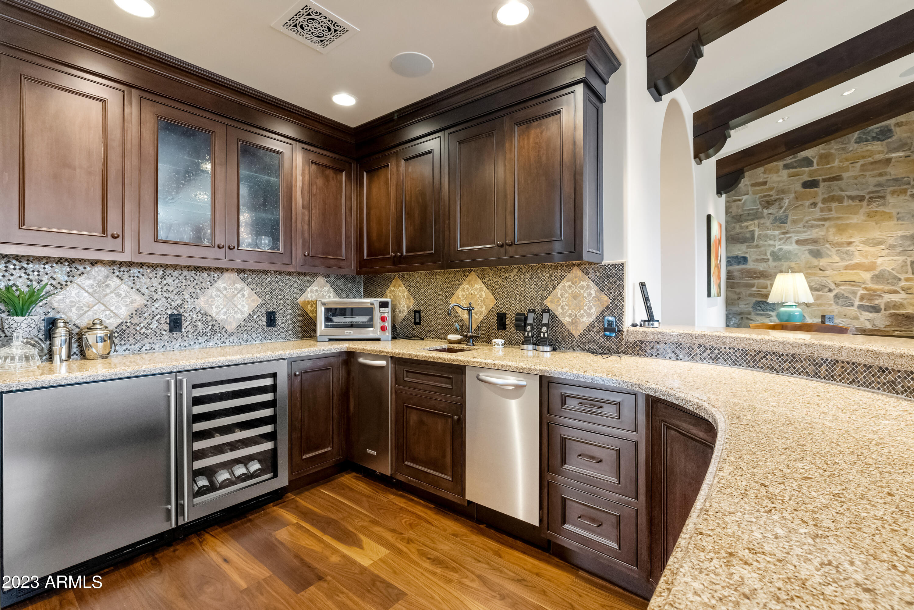 3350 Bar-Circle-A Road Prescott, AZ 86301 - Photo 18 of 76 Full Custom Wet Bar