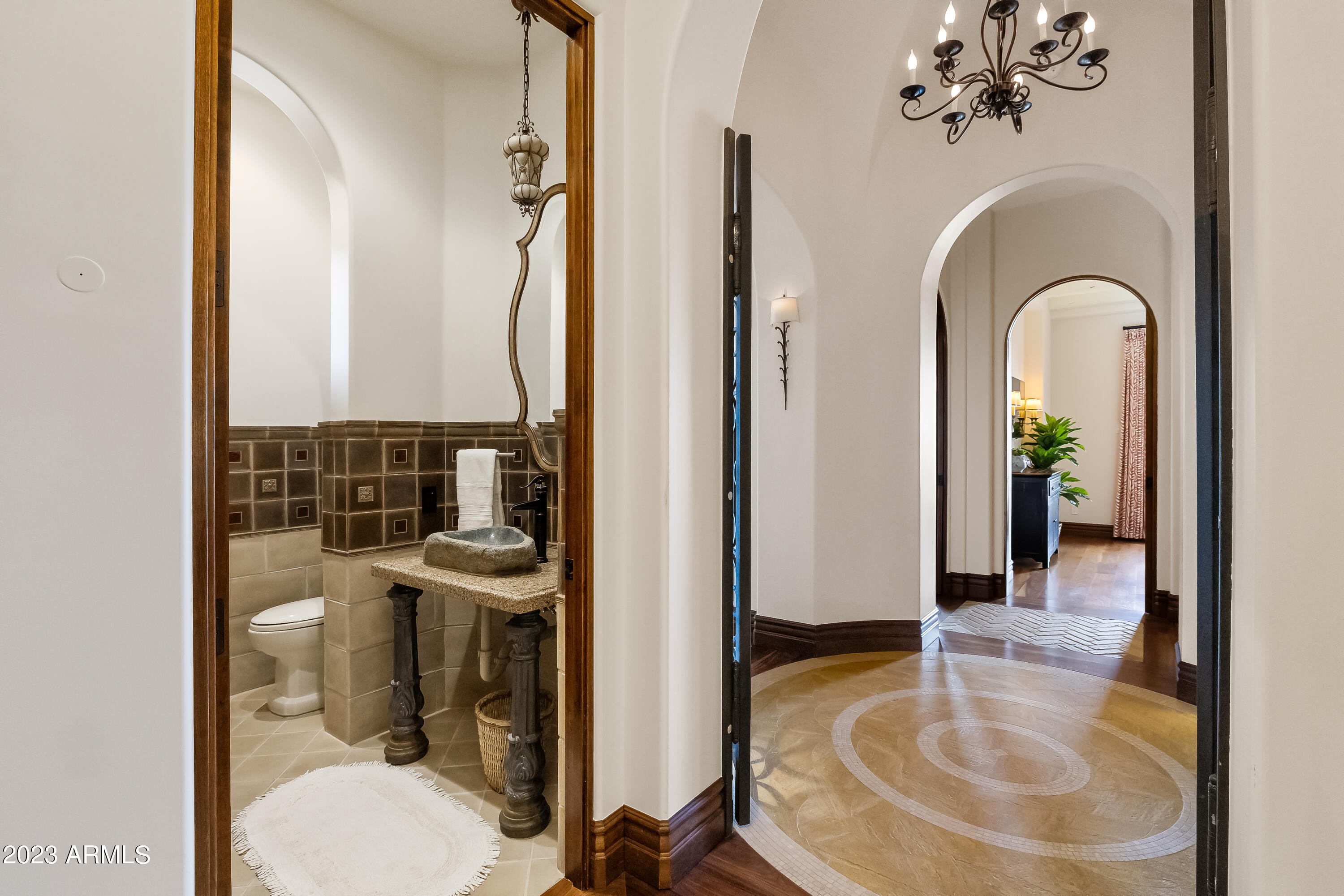 3350 Bar-Circle-A Road Prescott, AZ 86301 - Photo 29 of 76 Powder Bathroom to Hallway