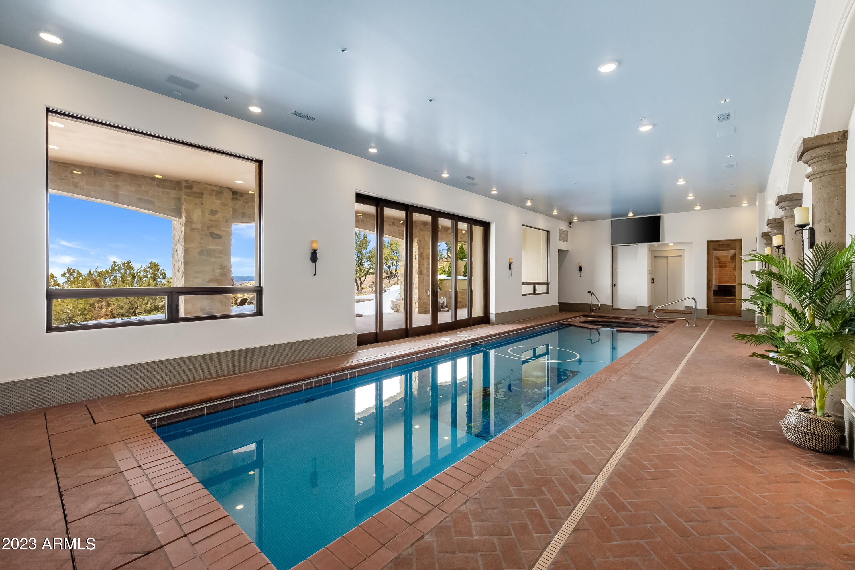 3350 Bar-Circle-A Road Prescott, AZ 86301 - Photo 5 of 76 Indoor Pool with Views