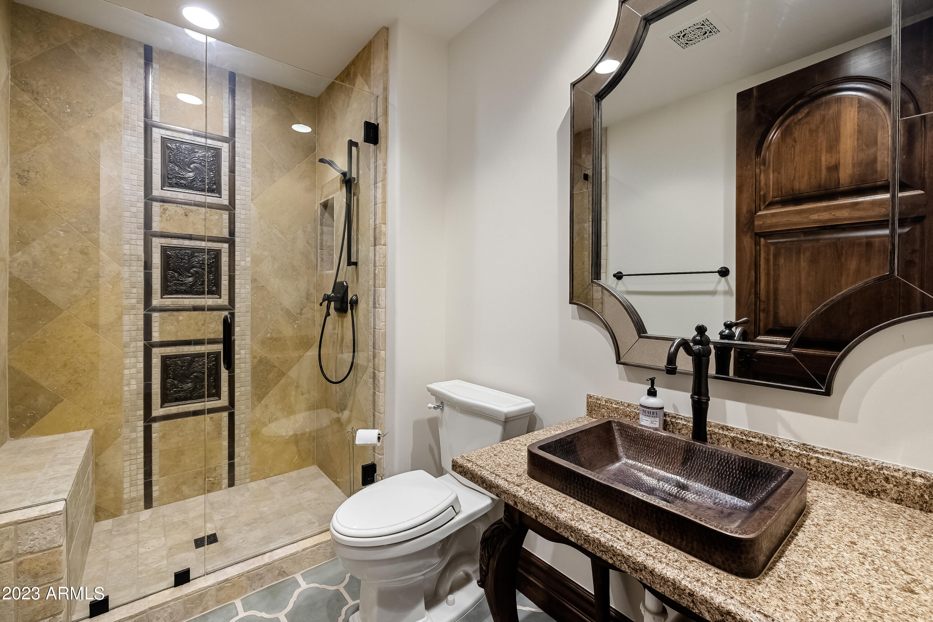 3350 Bar-Circle-A Road Prescott, AZ 86301 - Photo 68 of 76 Downstairs Powder Bathroom