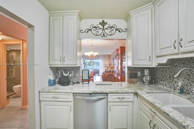 a dining room filled with furniture and window