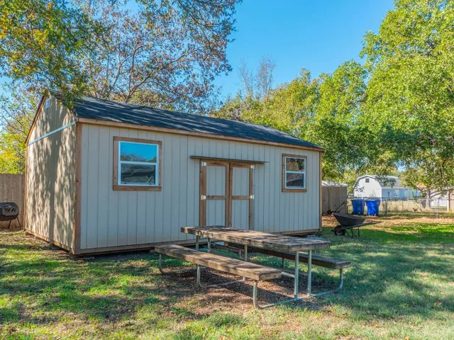 a house view with a sitting space