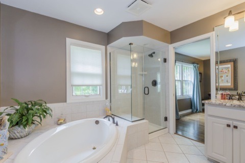 737 West Bauer Road Naperville, IL 60563 - Photo 13 of 25 a spacious bathroom with a tub shower and sink