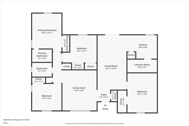 $2,000 | 3528 Hilton Drive, Mesquite, TX 75150
