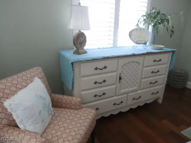 a view of a dresser