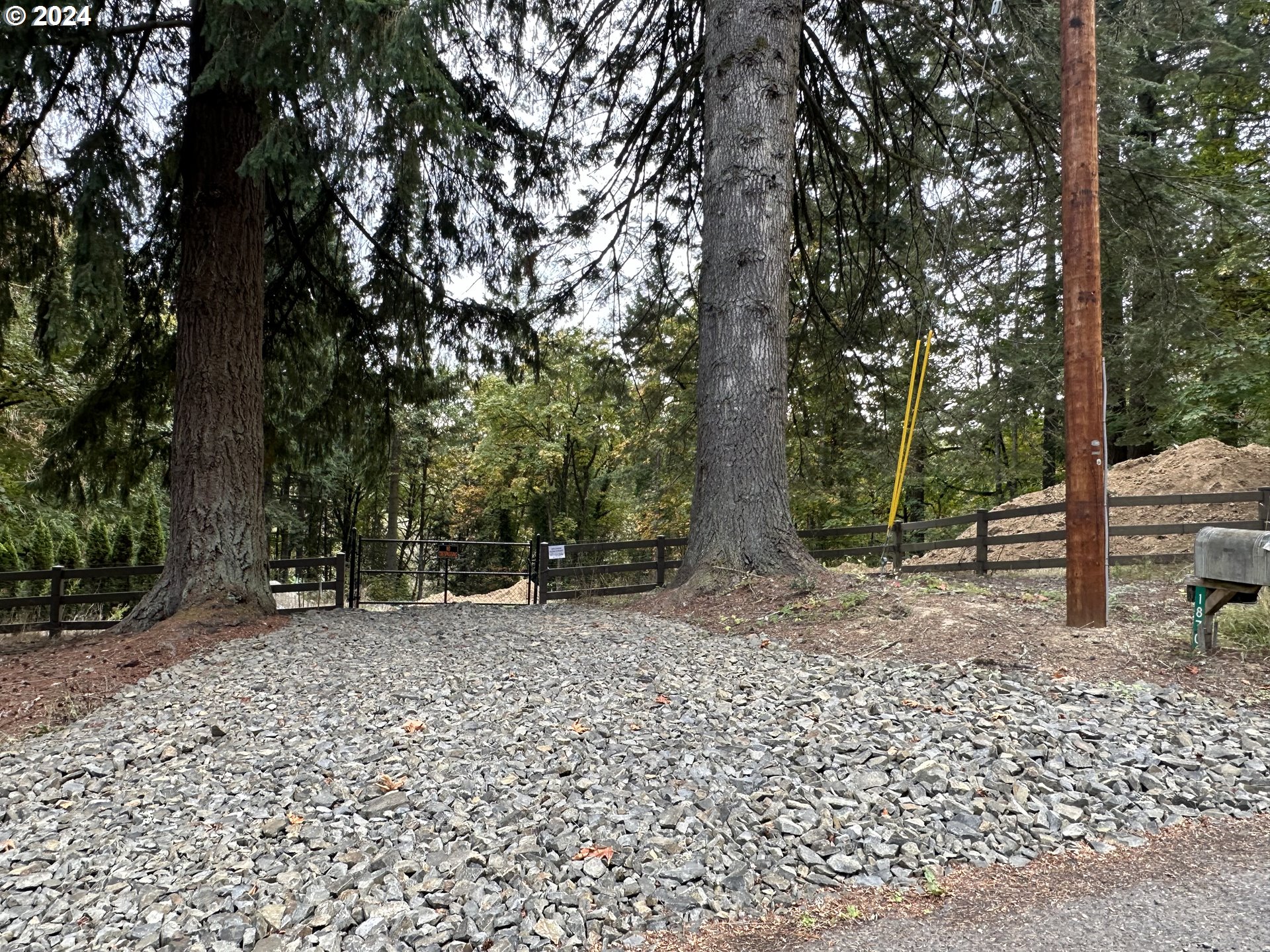 18700 Northwest Logie Trail Road Portland, OR 97231 - Photo 2 of 14 a backyard of a house with lots of green space