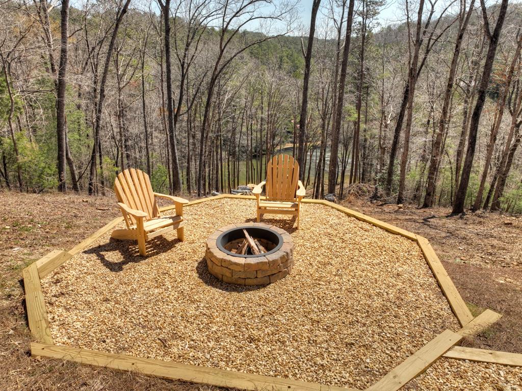 1960 High River Road Ellijay, GA 30540 - Photo 65 of 84 New firepit area overlooking the rover and mountai