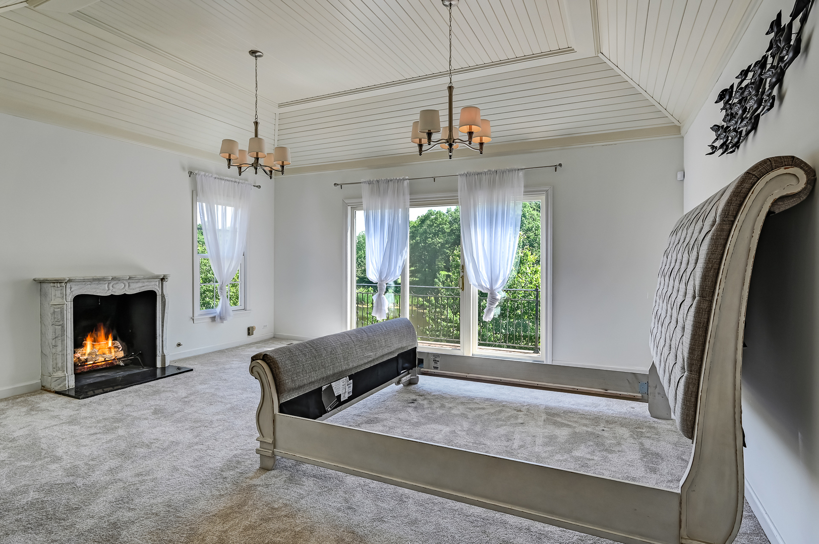 8857 Johnston Road Burr Ridge, IL 60527 - Photo 23 of 47 a living room with furniture and a fireplace
