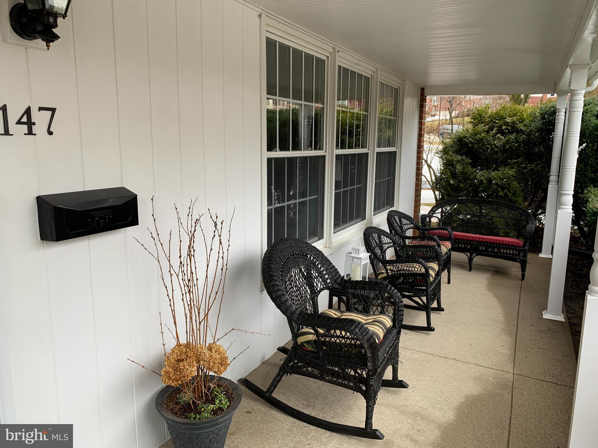 147 Harned Road Springfield, PA 19064 - Photo 6 of 56 Comfortable Front Porch