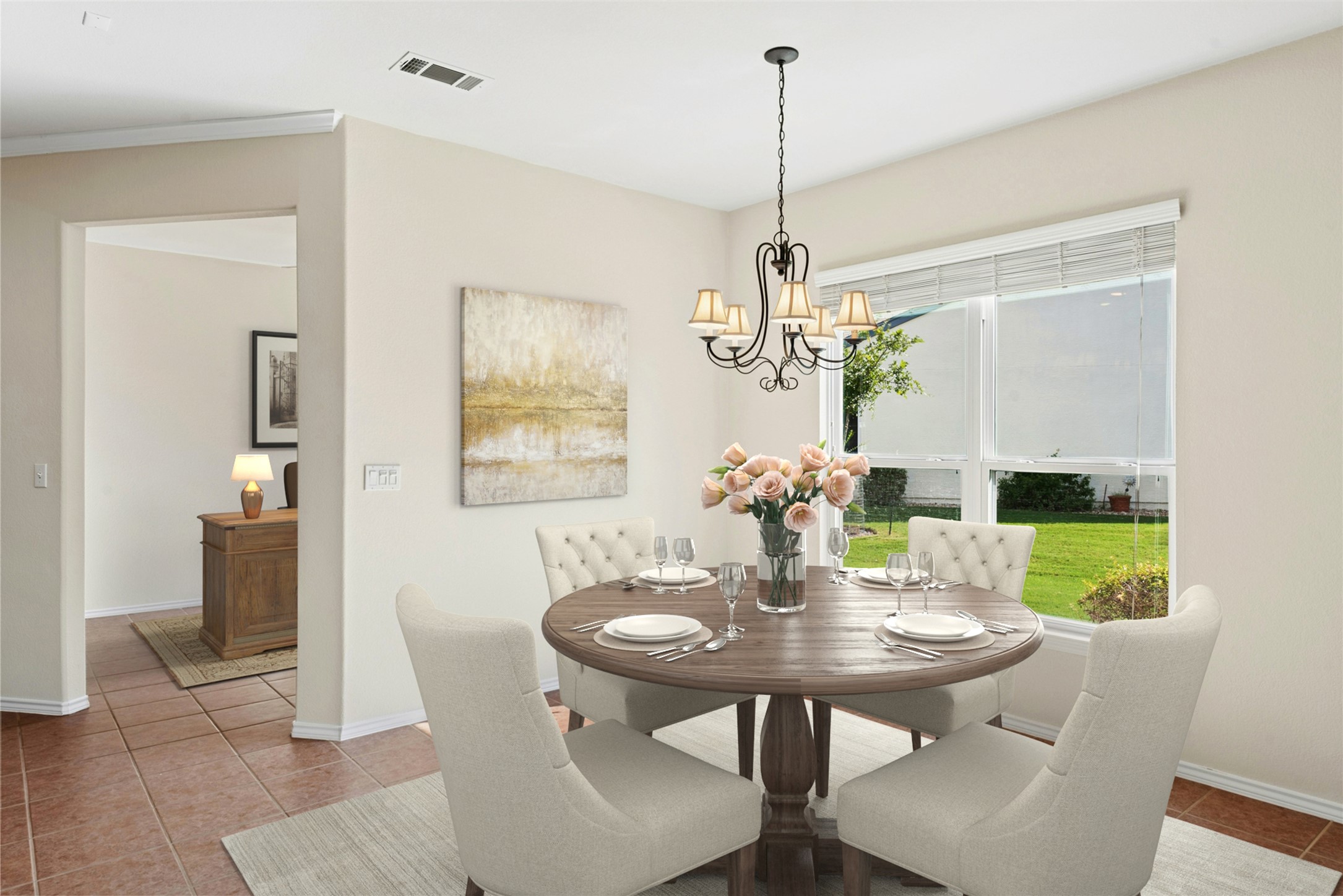516 Crockett Loop Georgetown, TX 78633 - Photo 13 of 40 Dining Area: Virtually Staged