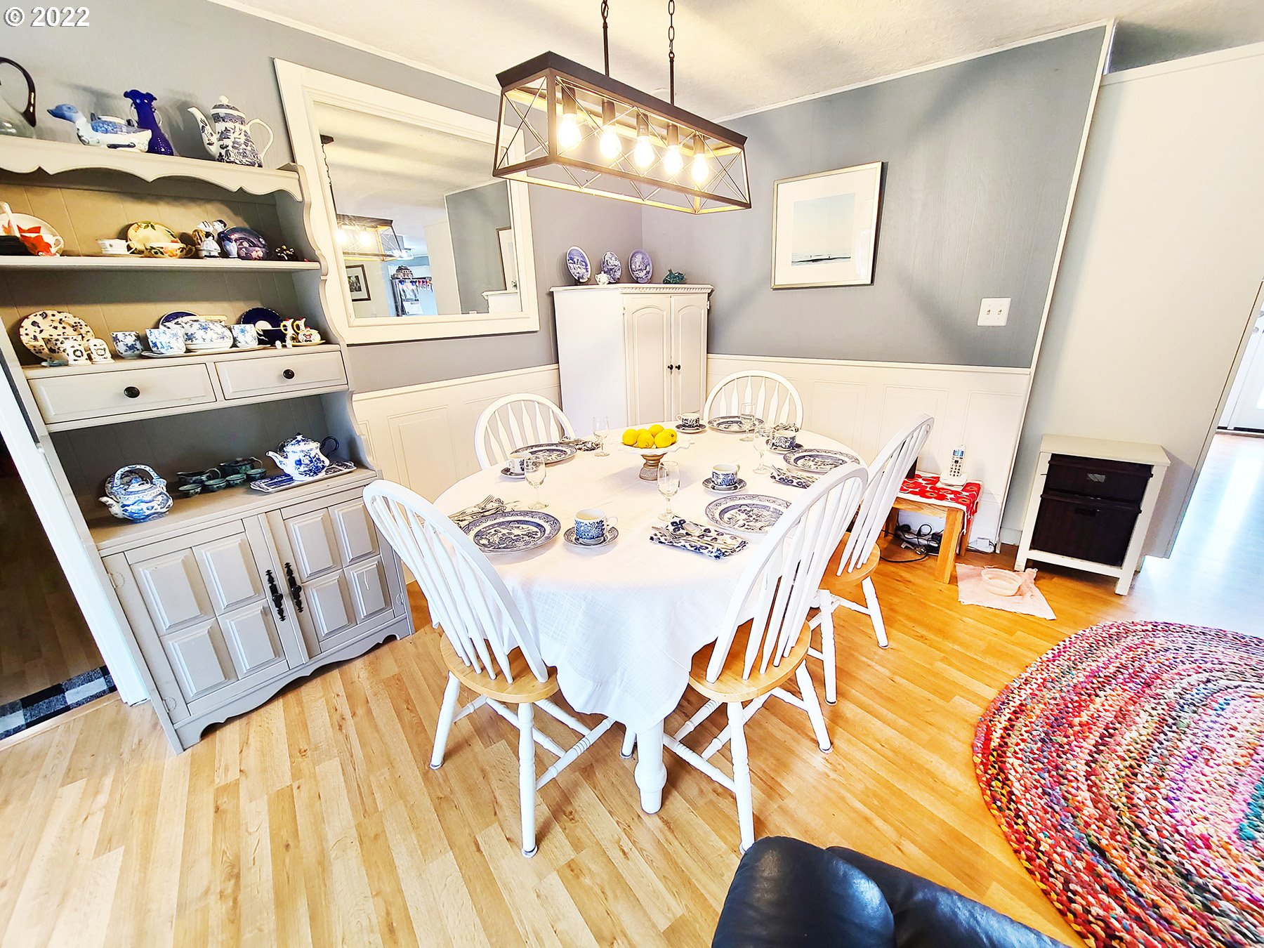 160 Roberson Road Woodland, WA 98674 - Photo 12 of 25 a view of a dining room with furniture and a chandelier