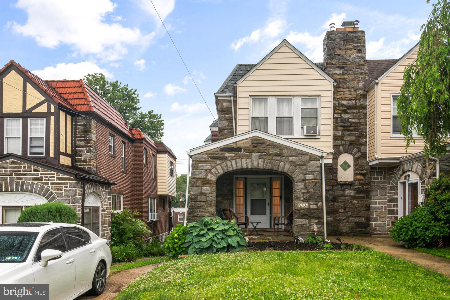4932 State Road Drexel Hill, PA 19026 - Photo 3 of 27 a front view of a house with a garden