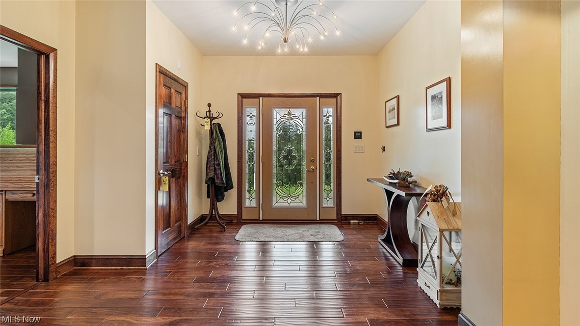 57430 Ohio Riverview Road Shadyside, OH 43947 - Photo 6 of 35 View of hardwood floored foyer