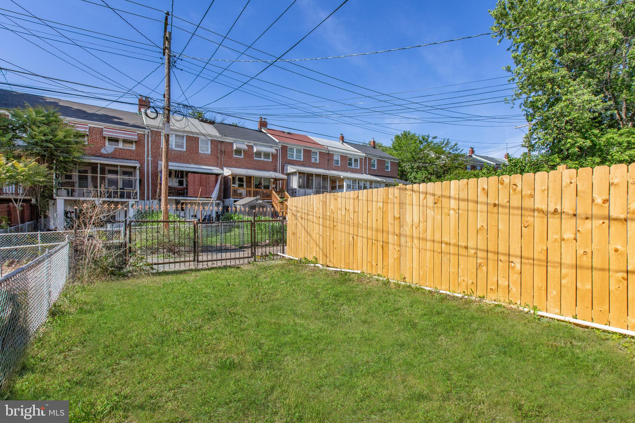 1714 Pin Oak Road Parkville, MD 21234 - Photo 34 of 41 Fully fenced backyard with rear gate to alley