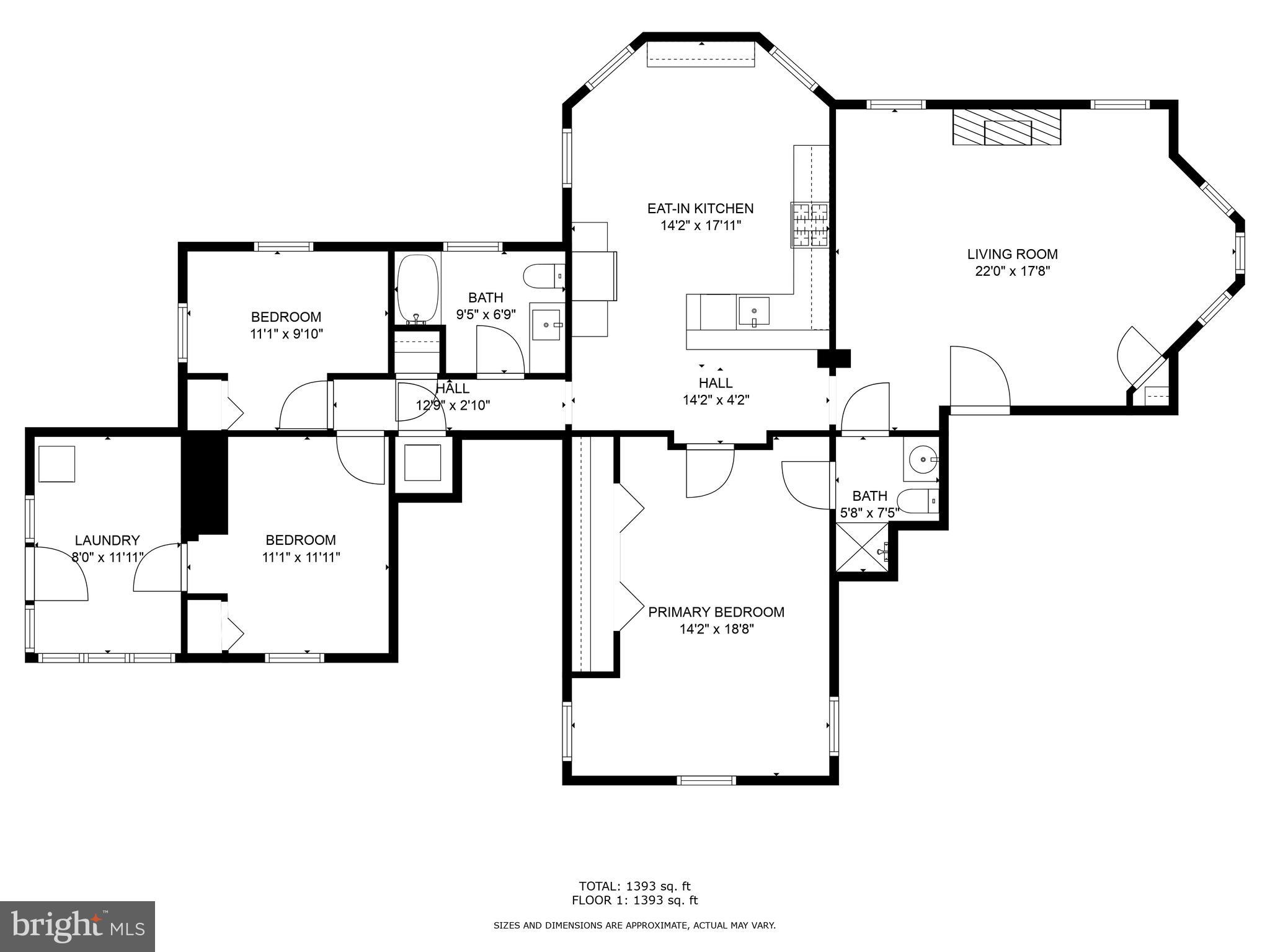 519 Walnut Lane, Unit 1 Swarthmore, PA 19081 - Photo 30 of 31 a picture of a floor plan
