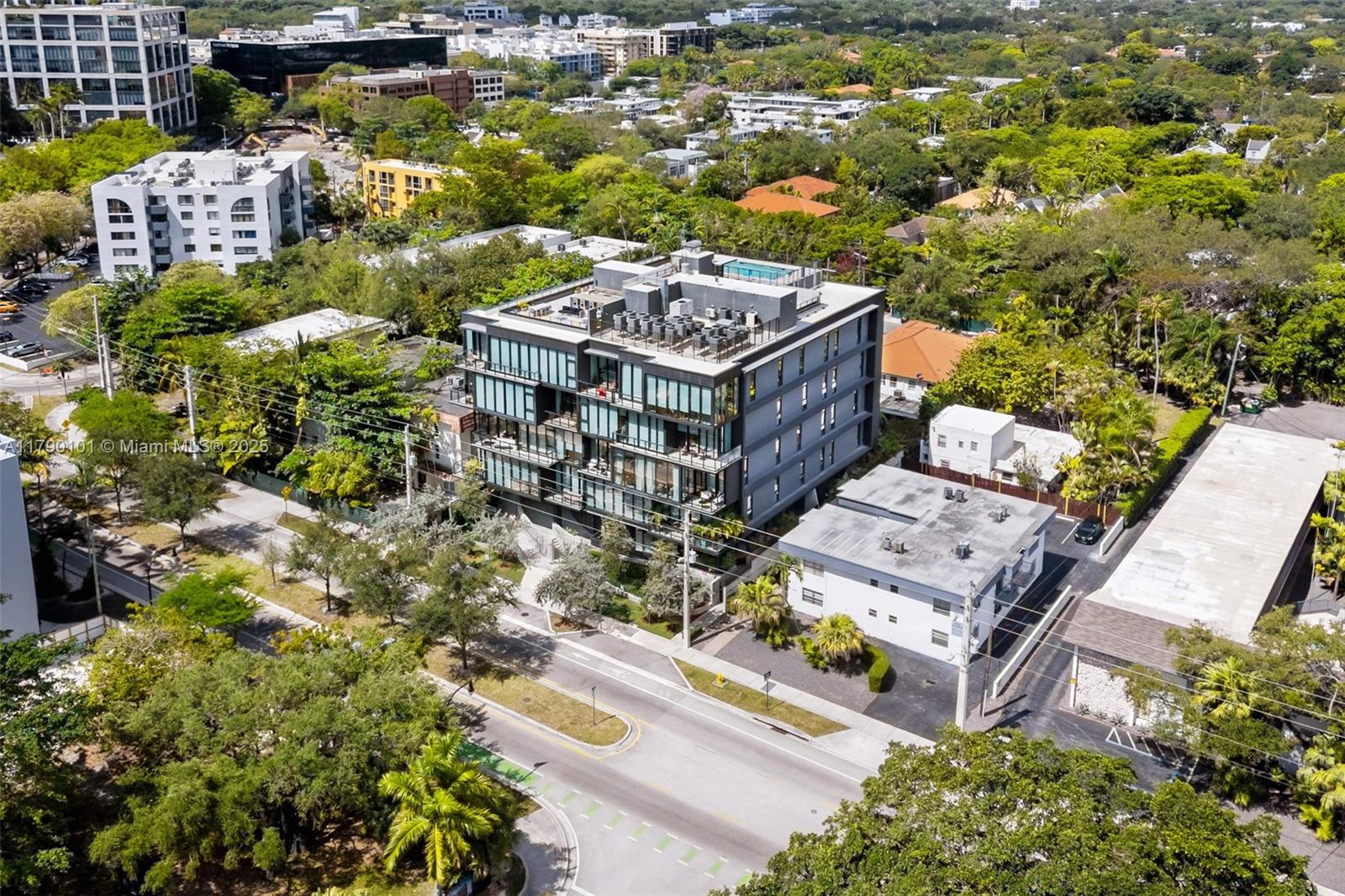3156 Southwest 27th Avenue, Unit 402 Miami, FL 33133 - Photo 20 of 28 an aerial view of a city