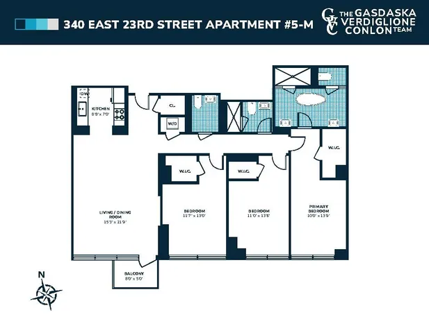 $10,500 | 340 East 23rd Street, Unit 5M | Gramercy