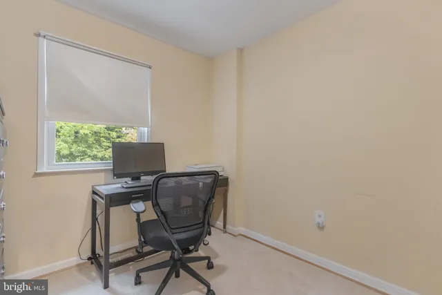 a view of a workspace with a window