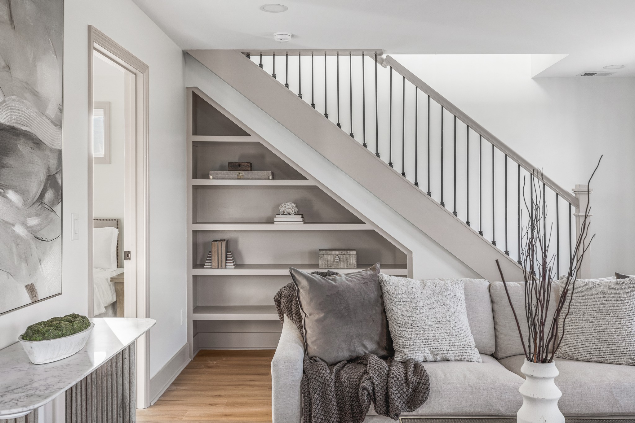 104 Legion Drive Old Hickory, TN 37138 - Photo 7 of 26 a view of entryway and hall with wooden floor