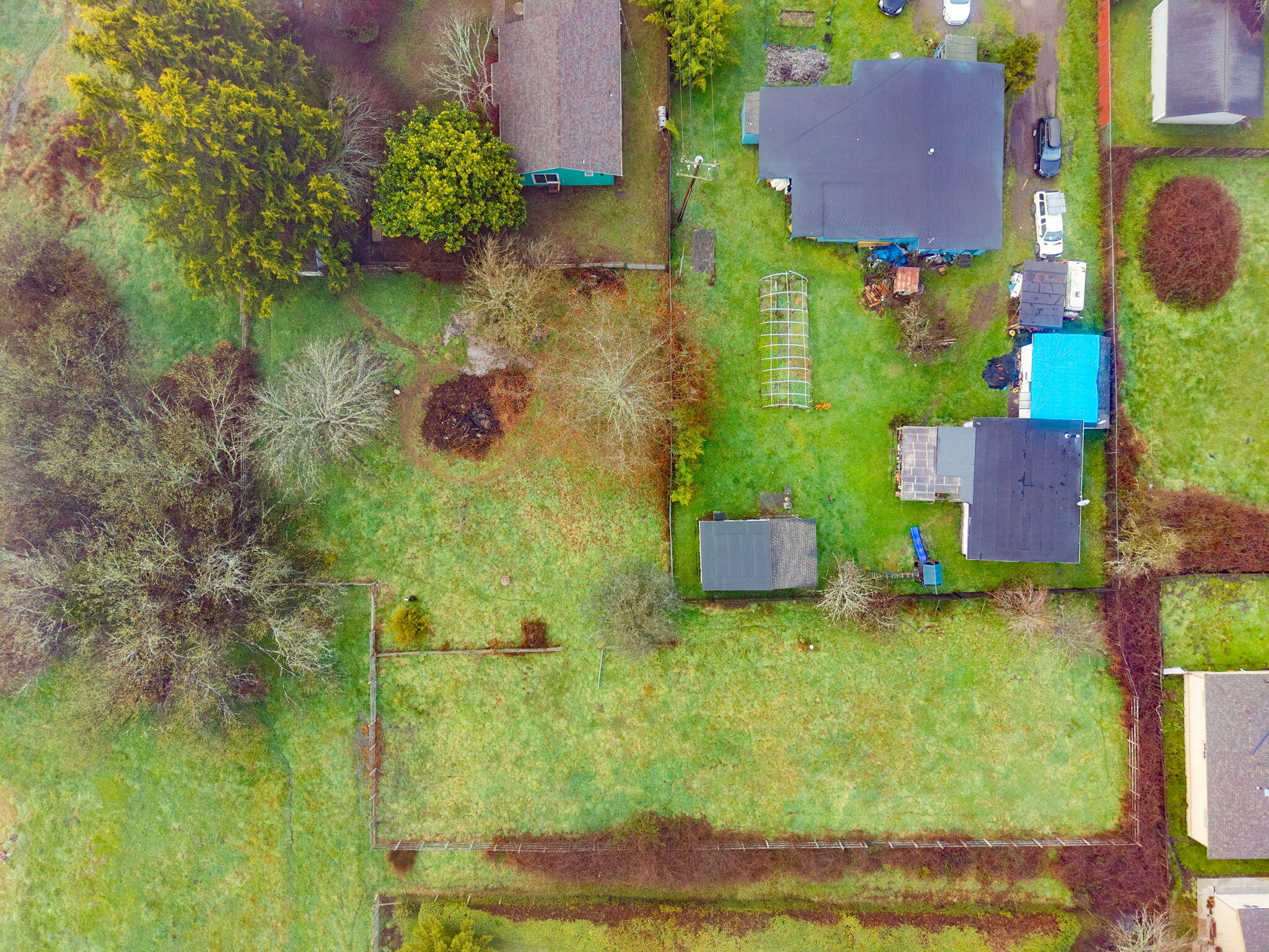 61 Kingston Road Fieldbrook, CA 95519 - Photo 44 of 48 an aerial view of residential house with outdoor space