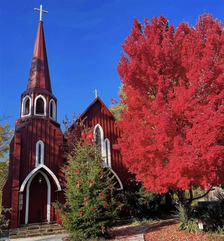 a view of a building with a windows