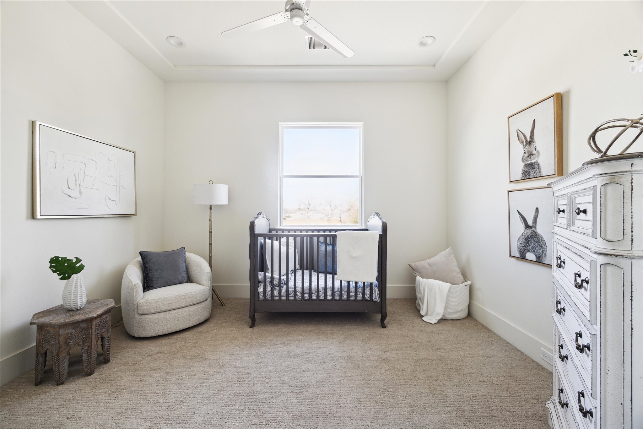 5305 Lambeth Riverside Drive Houston, TX 77091 - Photo 22 of 30 The first of two guest bedrooms are on the floor next to the game room and down the hall on the second floor. Ideal for a child bedroom with proximity to the master bedroom. Sometimes used as a second study when both homeowners work from home.
