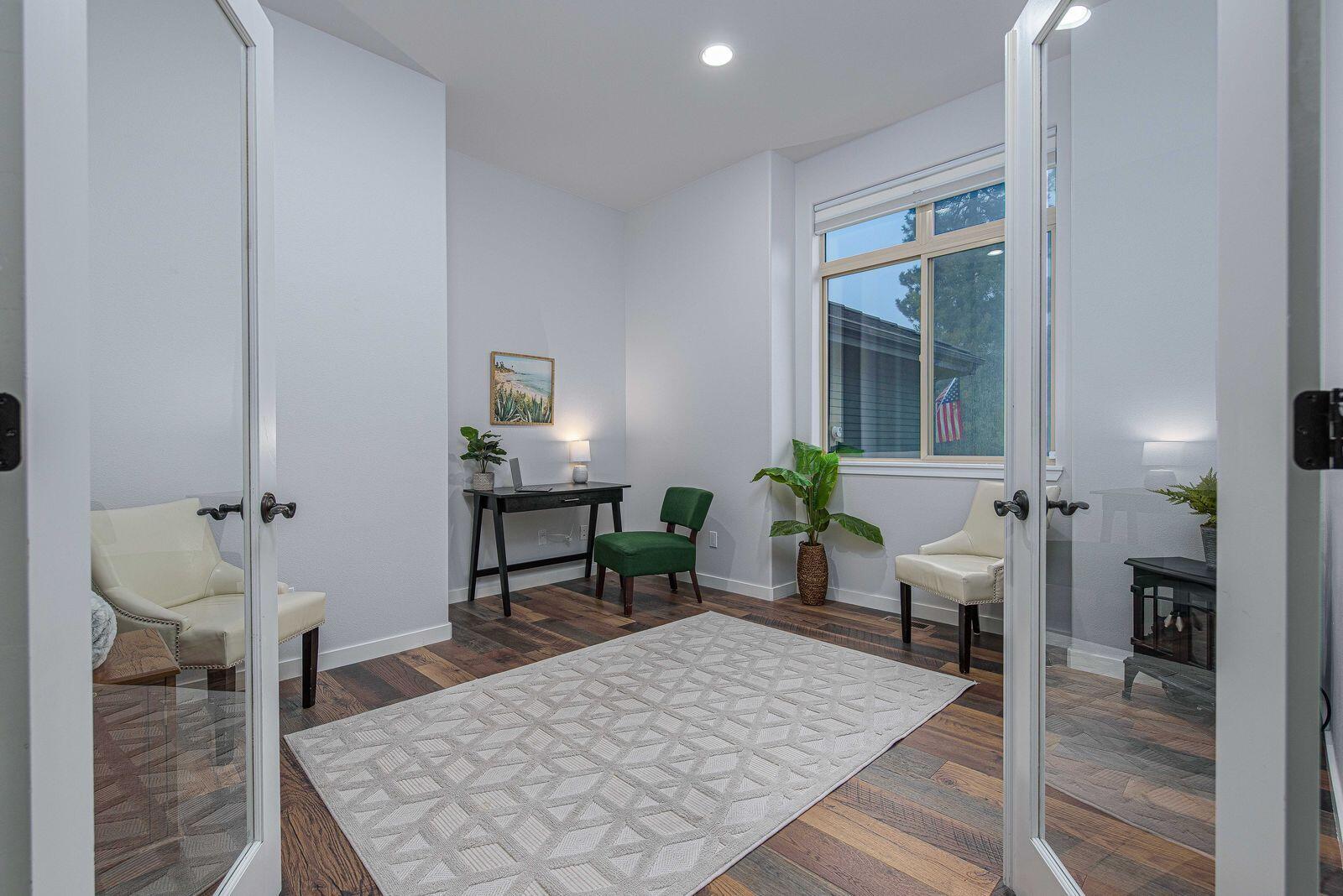 19442 Chip Shot Lane Bend, OR 97702 - Photo 10 of 47 Office with double glass doors right off the entry