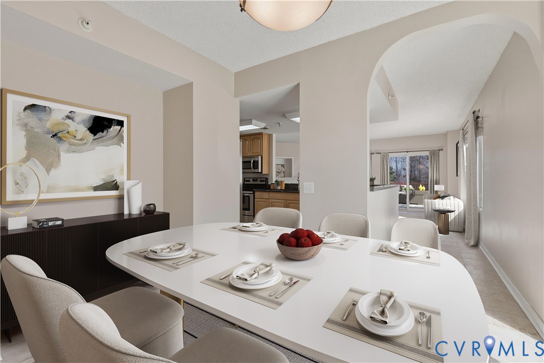 301 Beacon Ridge Drive, Unit 109 Hopewell, VA 23860 - Photo 5 of 30 a dining room with furniture and window