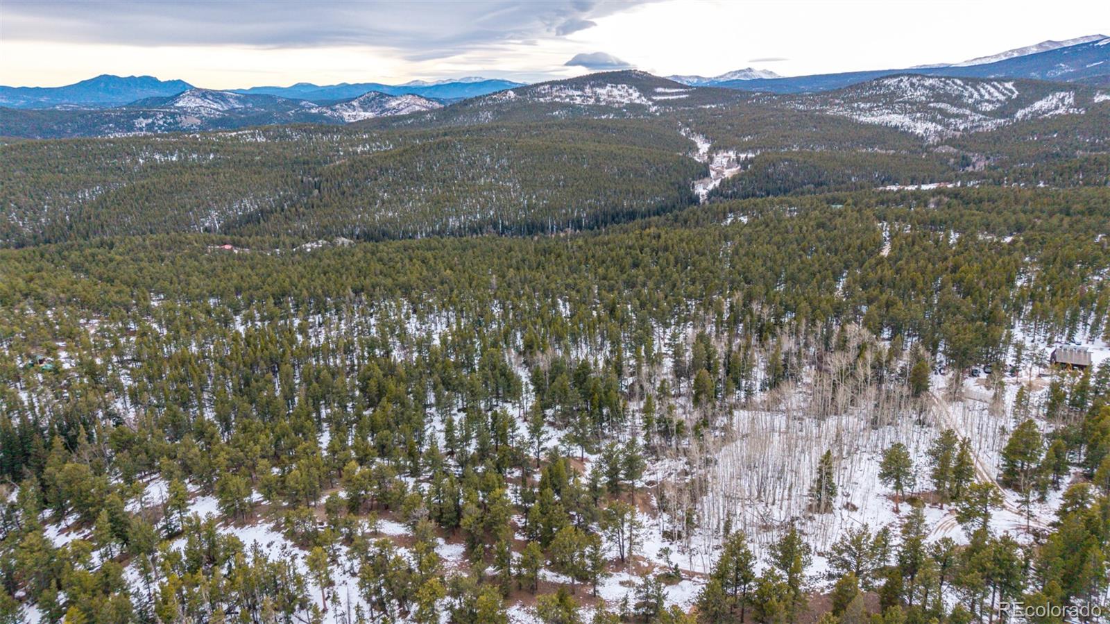 a view of lake with mountain