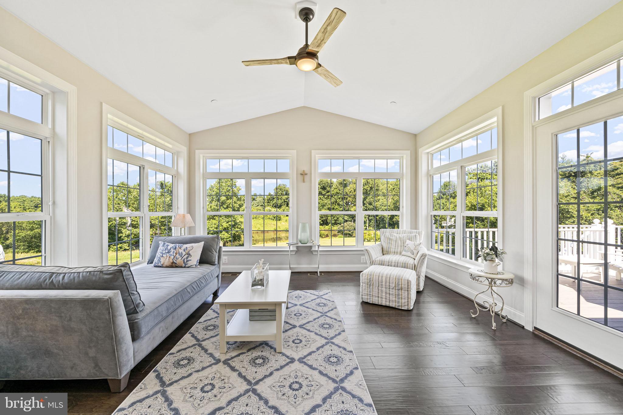 9652 Boyds Turn Road Owings, MD 20736 - Photo 15 of 53 Sun room overlooking pond