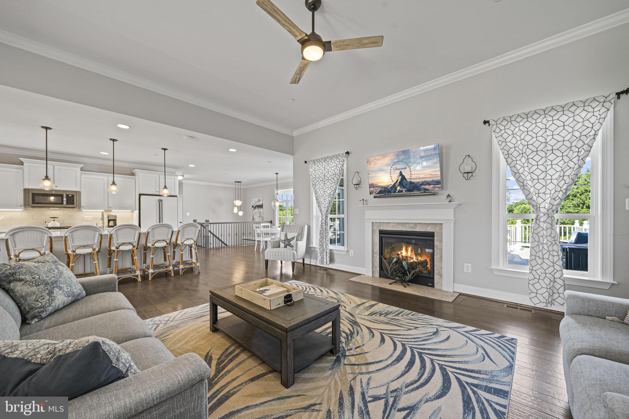 9652 Boyds Turn Road Owings, MD 20736 - Photo 6 of 53 Family Room with fireplace