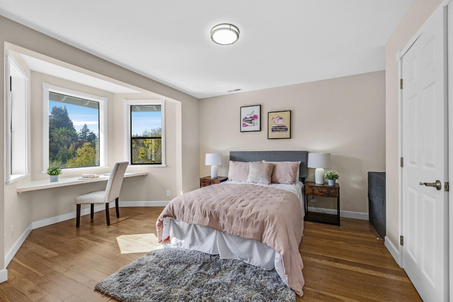 463 Becado Place Fremont, CA 94539 - Photo 29 of 74 a bedroom with a bed and a table in it