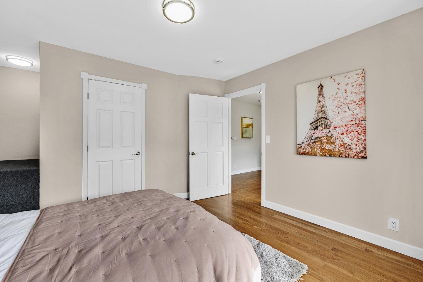 463 Becado Place Fremont, CA 94539 - Photo 30 of 74 a view of a bedroom with wooden floor and window
