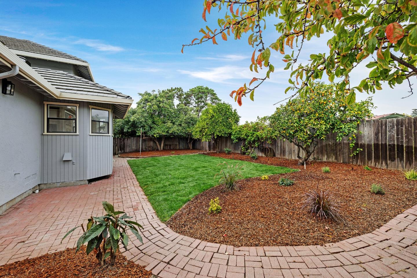 463 Becado Place Fremont, CA 94539 - Photo 43 of 74 a view of a backyard with a garden