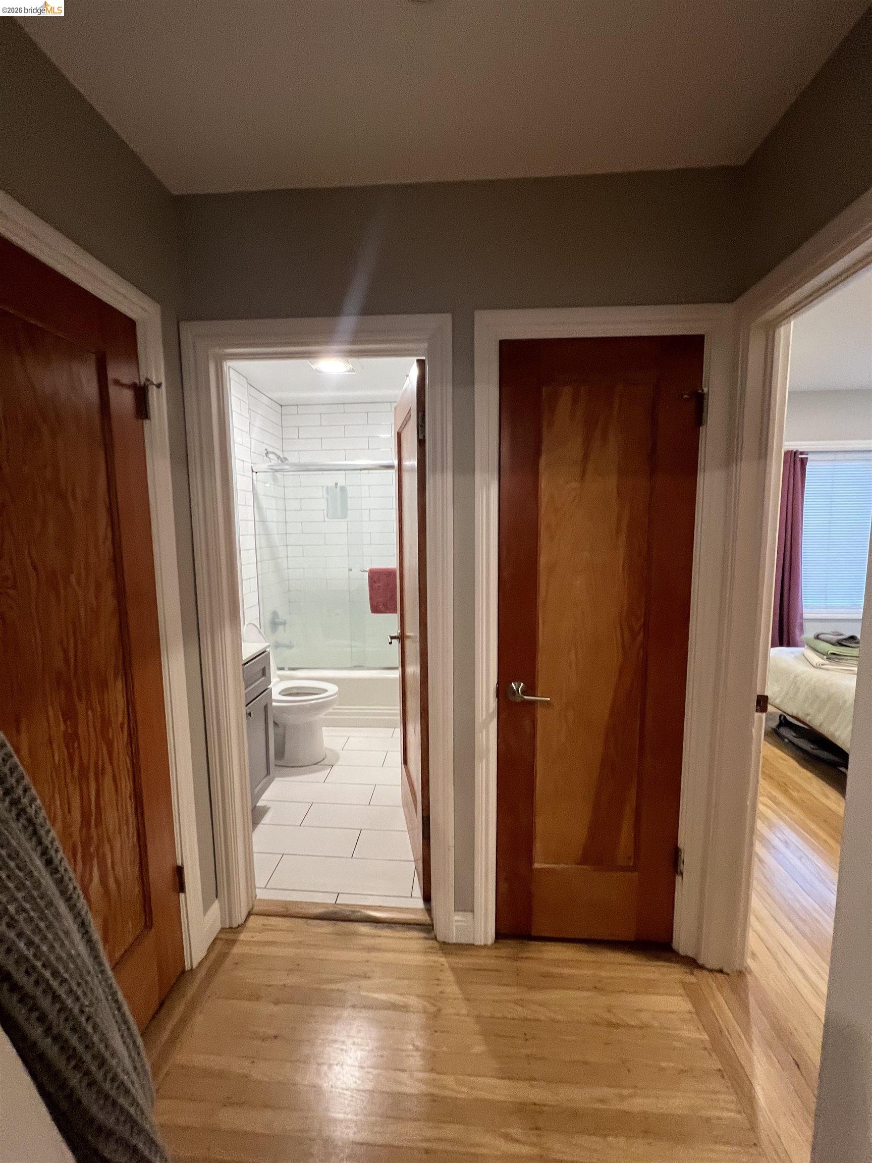 2548 Virginia Street Berkeley, CA 94709 - Photo 6 of 9 a view of a closet area with living room
