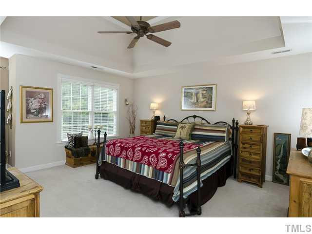 13136 Sargas Street Raleigh, NC 27614 - Photo 9 of 22 This Master Suite features high ceilings, ample room for a king size bed and a sitting area creating a zen like bedroom experience. Master Bedroom